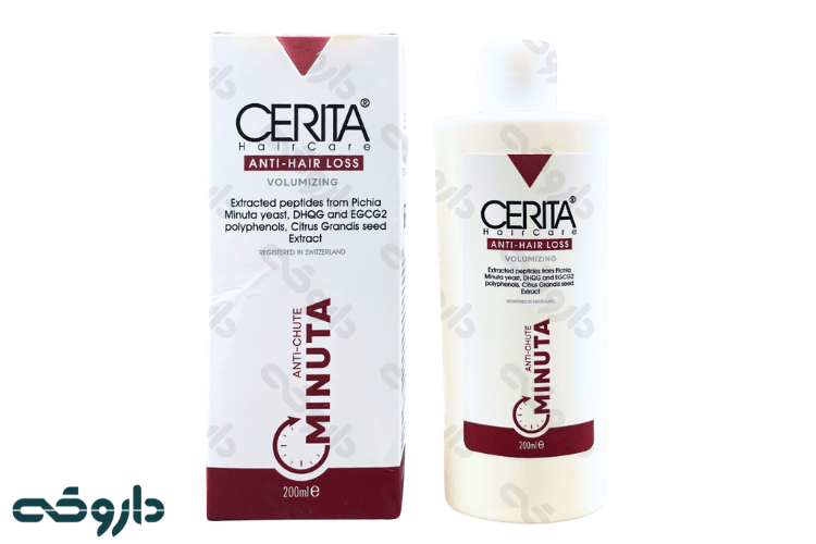 شامپو ضد ریزش مناسب موهای چرب مینوتا سریتا ۲۰۰ میلی لیتر