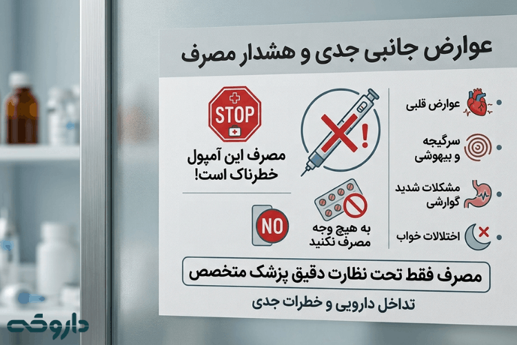 عوارض آمپول لاغری اسپارتینا
