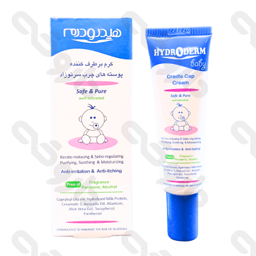 کرم برطرف کننده پوسته های چرب سر نوزاد هیدرودرم 30 میلی لیتر