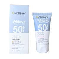 کرم ضد آفتاب ضد لک وایت ویت ویتالیر 40 میلی لیتر - SPF50