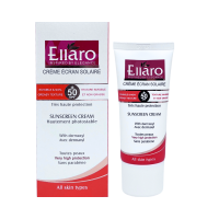 کرم ضد آفتاب با SPF50 انواع پوست بدون رنگ الارو 50 میلی لیتر