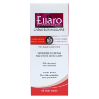 خرید کرم ضد آفتاب با SPF50 انواع پوست بدون رنگ الارو 50 میلی لیتر