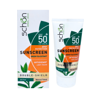 کرم ضد آفتاب طبیعی SPF50 فاقد چربی دابل شیلد شون 50 میلی لیتر