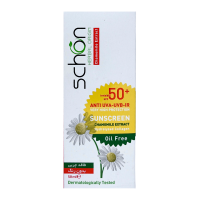 کرم ضد آفتاب بدون رنگ SPF50 فاقد چربی شون
