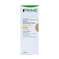 خرید کرم ضد آفتاب رنگی SPF60 بژ روشن پرایم 40 میلی لیتر