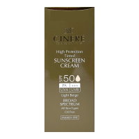 قیمت کرم ضد آفتاب رنگی SPF50 بژ روشن سینره 50 میلی لیتر