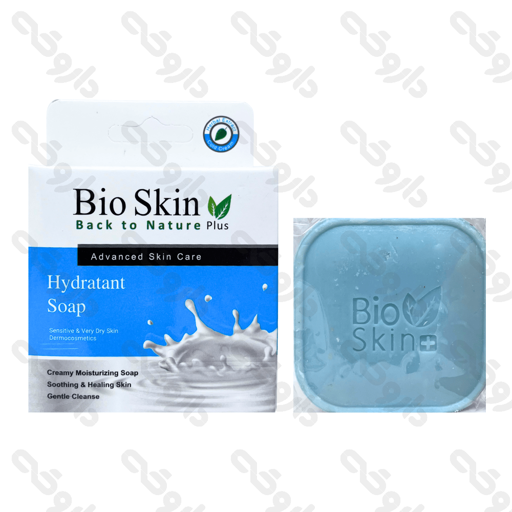 صابون مرطوب کننده کرم دار بایو اسکین 100 گرمی