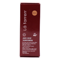 کرم ضد آفتاب و ضد لک رنگی +spf40 لافارر 40 میلی لیتر - پوست چرب