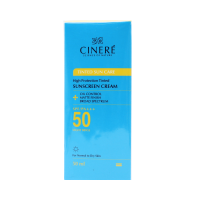 کرم ضد آفتاب رنگی SPF50 بژ روشن سینره 50 میلی لیتر