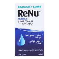 قطره مرطوب کننده لنز مولتی پلاس بوش‌اند لومب رنیو ۸ میلی لیتر