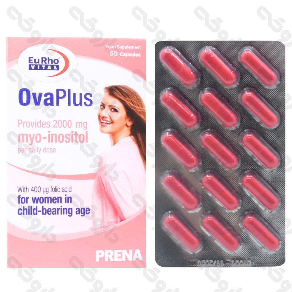 کپسول اوا پلاس یوروویتال ۶۰ عدد