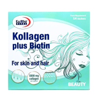 ساشه کلاژن پلاس بیوتین یوروویتال 14 عدد